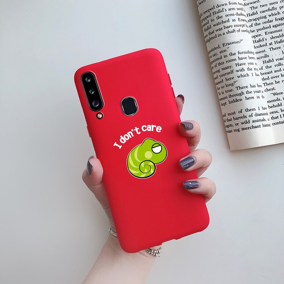 Hoesje voor samsung galaxy  a20s hoesje tpu siliconen hoesje voor samsung  a20s a207f a 20s a20 20 s a207 telefoon achterkant hoesje: Khaki