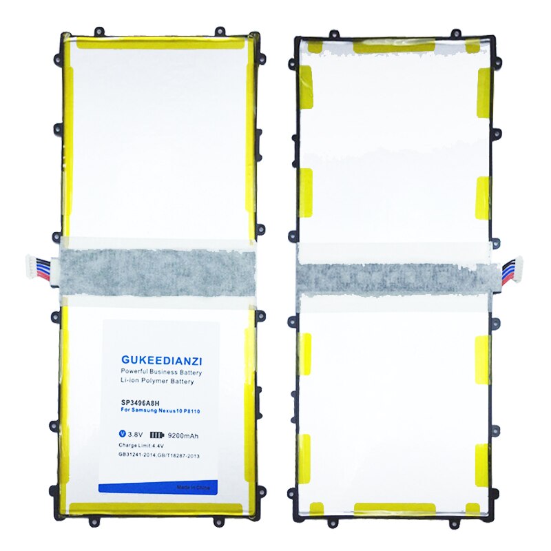GUKEEDIANZI Replacement Battery SP3496A8H For Samsung Google Nexus 10 GT-P8110 HA32ARB Authentic Tablet Battery 11000mAh