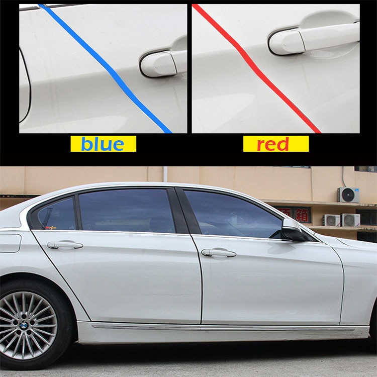 Universal bildörr kant gummi repskydd 5m 10m lister lister skyddslister tätning anti-gnid gör själv bilstyling
