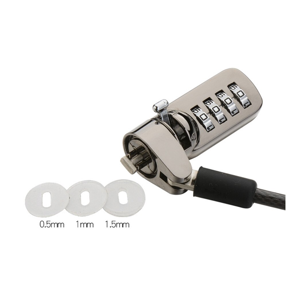 Computer Travel Notebook Lock Durable Security LCD Monitor Office Password 360 Degree Rotation Bold Lengthen Anti Theft Home
