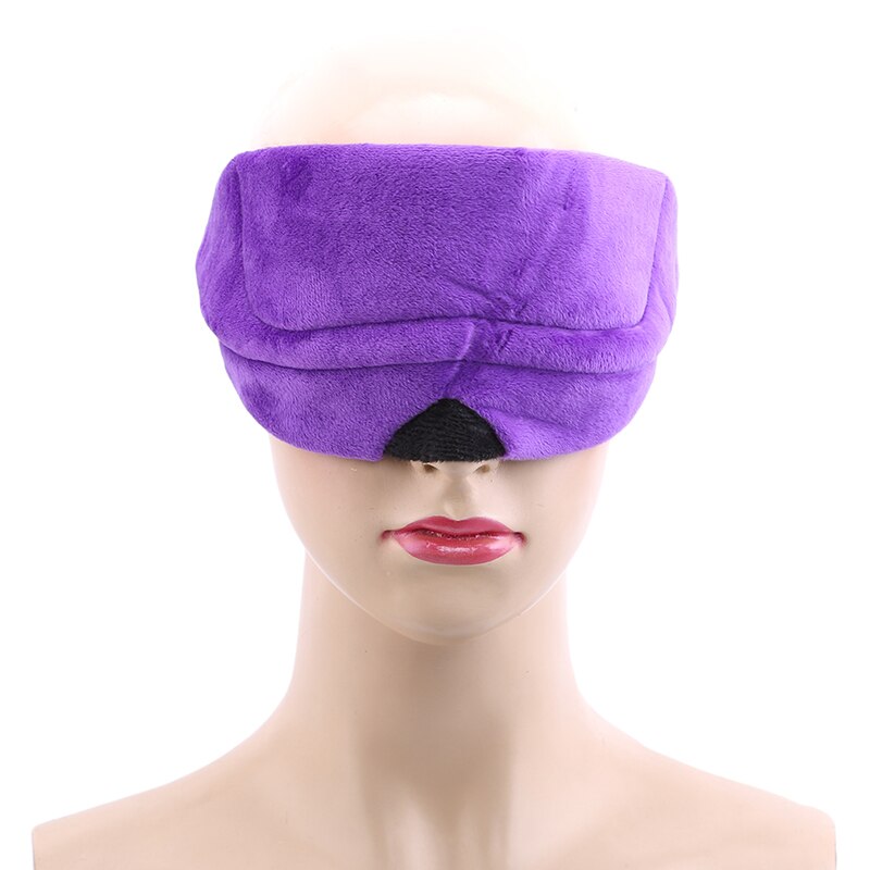 3D Natural Sleep Eye Mask Eyeshade Soft Breathable Sleeping Rest Bandage Patch Sleeping Night Outdoor Travel Blindfold