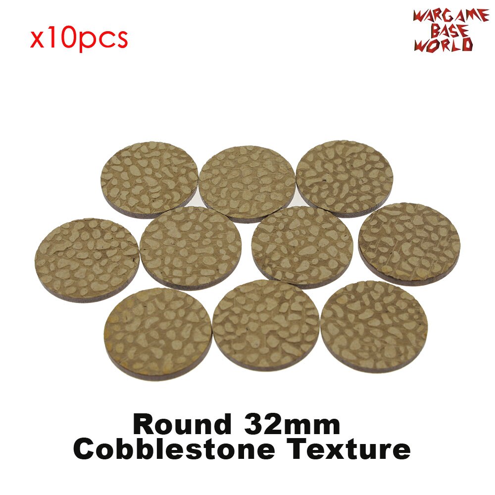 MDF Textur Basen-25mm-40mm Kopfsteinpflaster Basen-Textur basen: 32mm Cobblestone 10