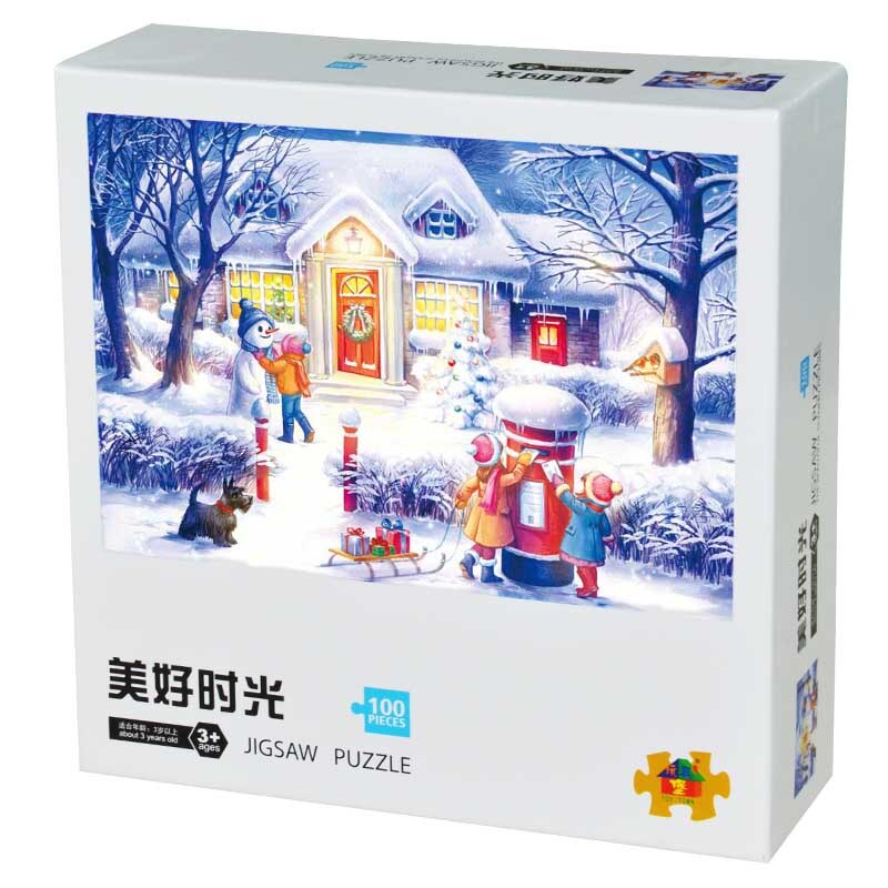 Grownup 100pcs Puzzle Famous Landscape Puzzle Cartoon jigsaw Puzzles 100 Piece For Children Educational Toys Year: Style 14