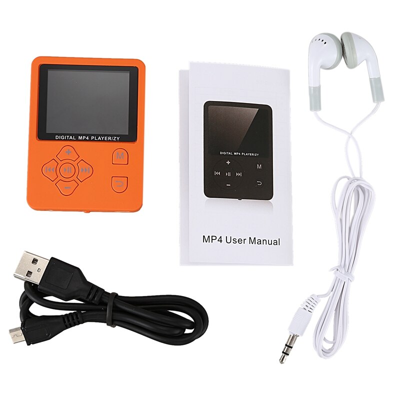 1.8 inch lcd sn  mp3 mp4 speler ondersteuning tot  to 32gb tf geheugenkaart hifi fm radio mini usb muziekspeler walkman