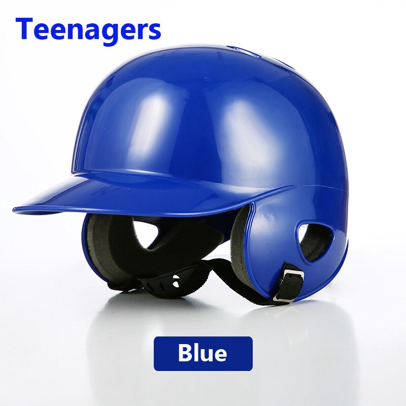 Honkbal Helm Volwassen Kinderen Kids Studenten Softbal Batting Helm Duurzaam Tiener Hoofd-Bescherming Hoed Rijden Helm: Blue Teenager