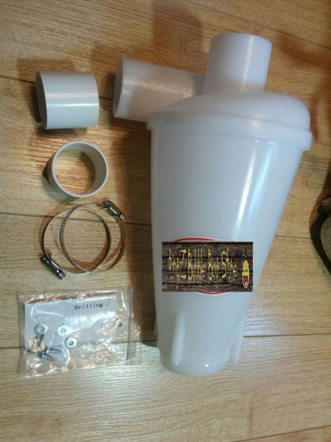Cycloon Diy Stofafscheider Filter Hout Tool Stofzuiger Stofzuiger Sweeper Aanzuiger Dust Catcher
