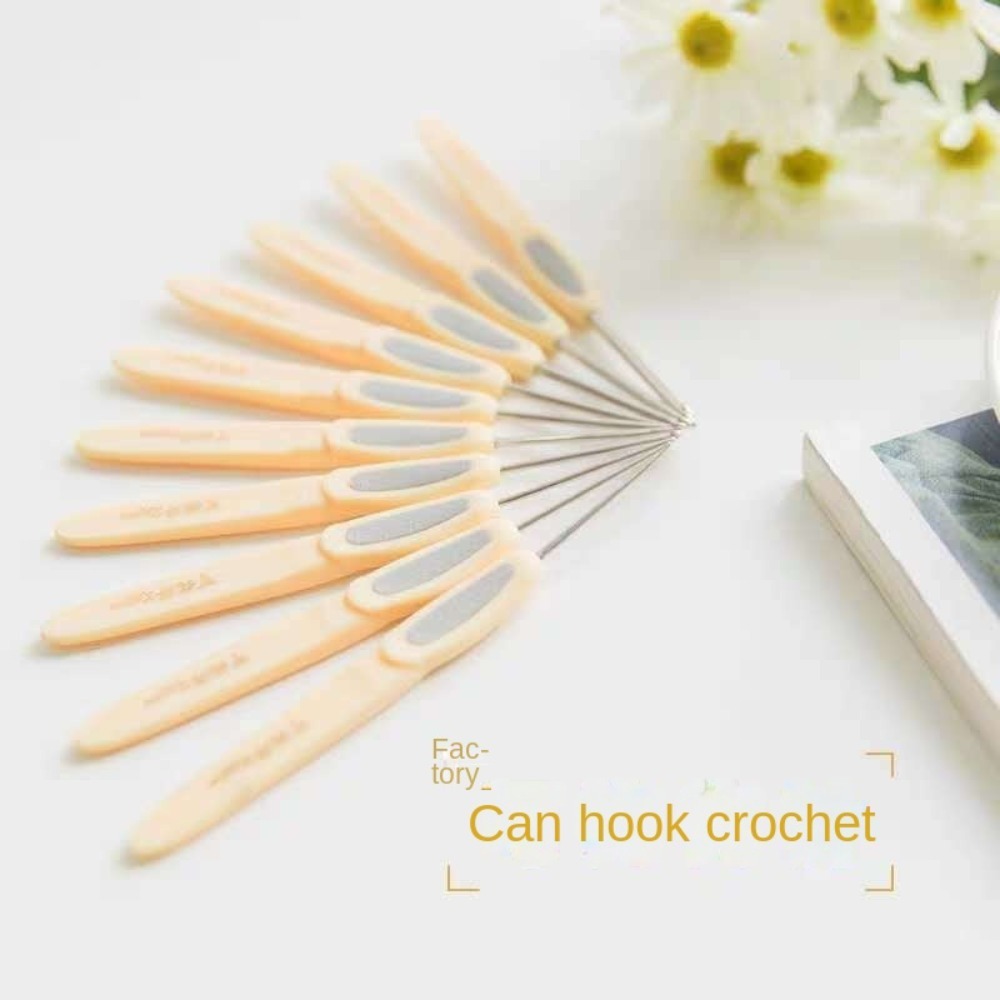 Gancho de ganchillo de acero inoxidable, tejido de hilo, DIY, suéter, aguja de ganchillo, herramienta de tejer, aguja de tejer hecha a mano, tejido de suéter