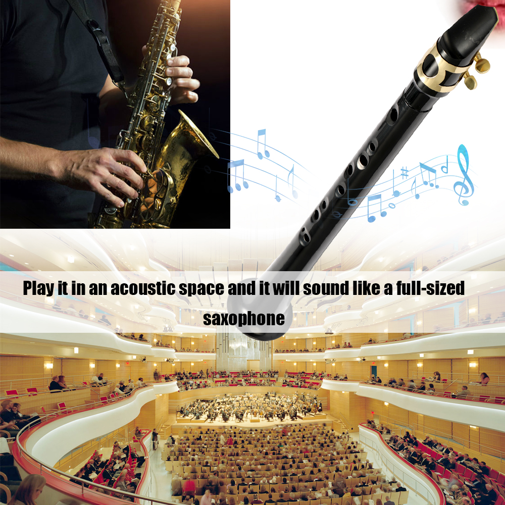 Compact Sax Mini Portable Saxophone Little Saxophone With Carrying Bag Woodwind Instrument