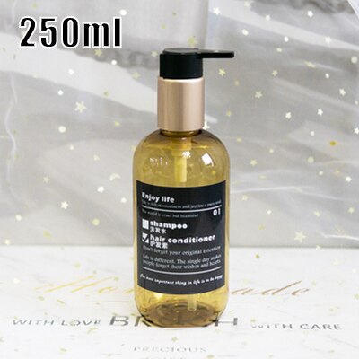 Savon distributeur bouteille désinfectant pour les mains bouteille cosmétiques shampooing corps lavage Lotion bouteille en plein air voyage outils 250ML: C