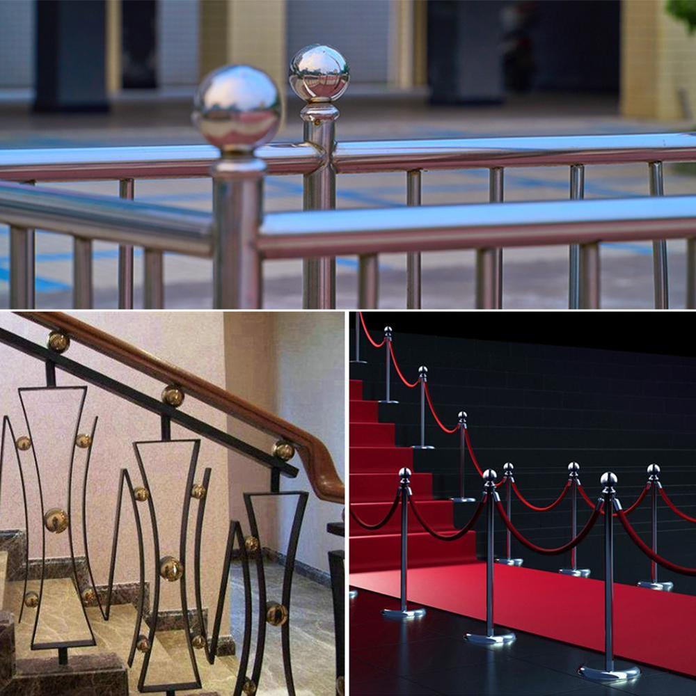 1PCs Steel Mirror float Sphere Hollow Ball Home Garden Ornament Decoration