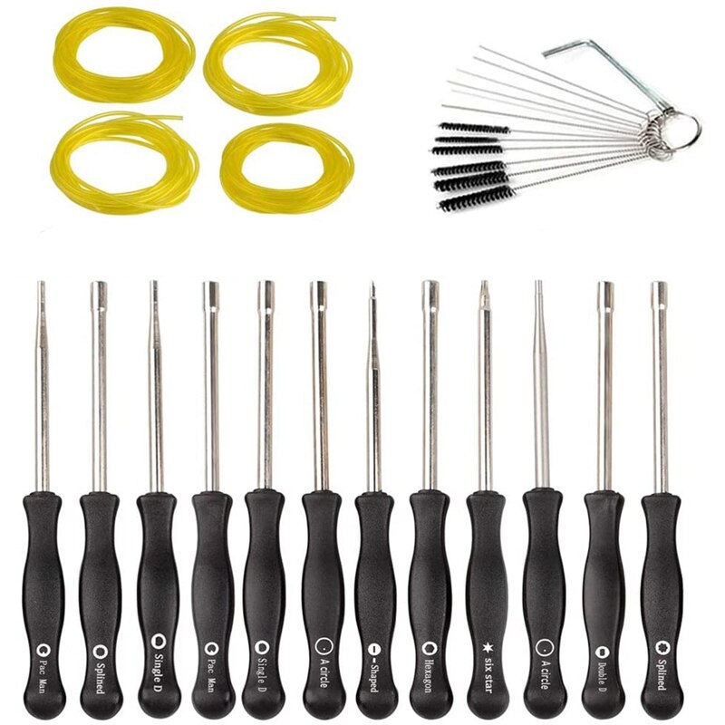 Yinhing Carburateur aanpassen Tool, Carburateur Schroevendraaier Aanpassing Tool Kit Voor 2 Cycle Carburateur Motor Aanpassing Tool Kleine Motor Met Opbergdoos