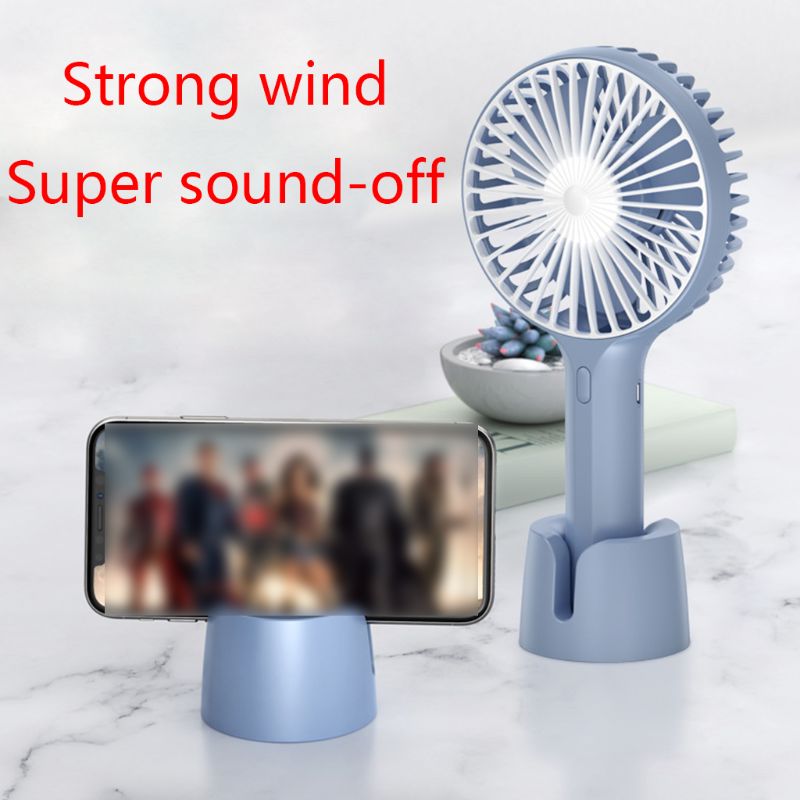 Summer Mini Cooler Handheld USB Portable Fan USB Rechargeable Fan Travel Outdoor Home Office Quiet Desk Fans