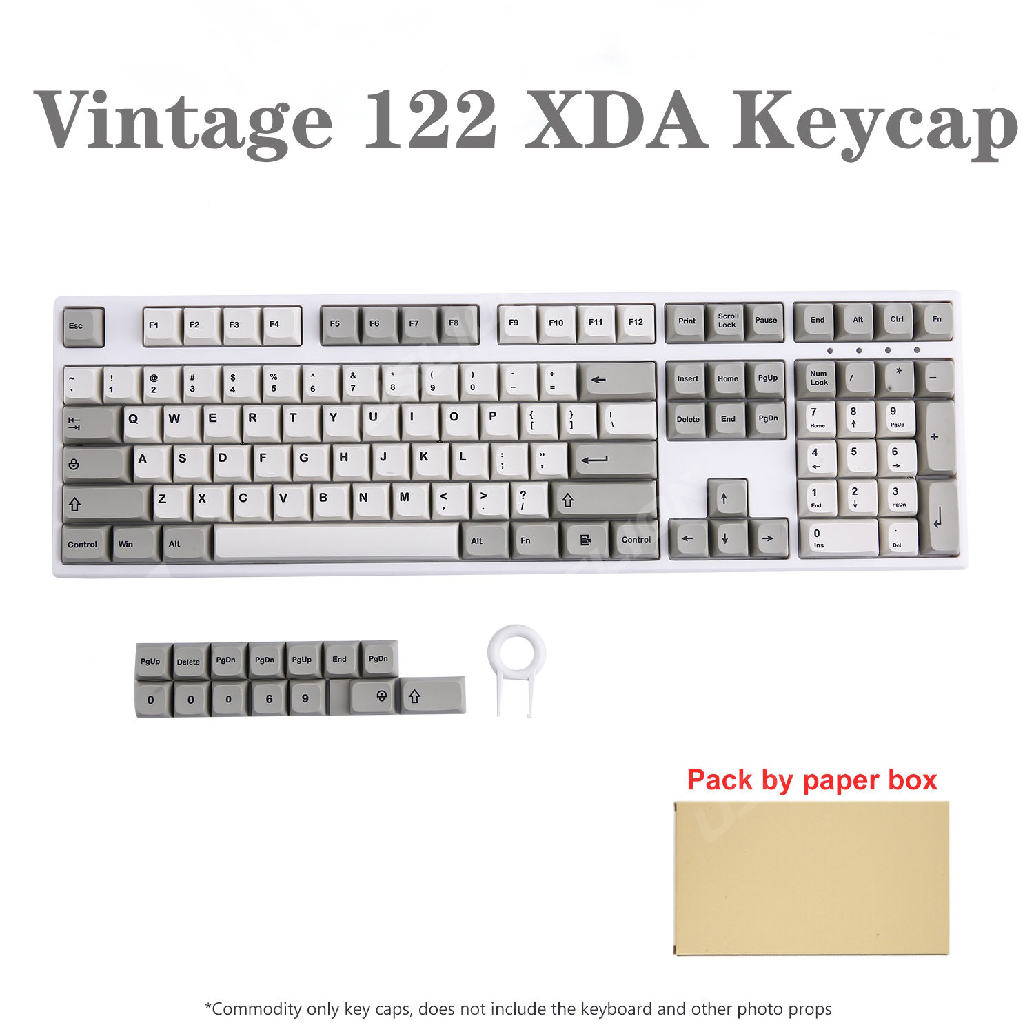 122 Keys XDA Profile Keycaps PBT Dye Sublimation Minimalist White Gray Theme Key Cap For Gaming Mechanical Keyboard MX Switches: Orange
