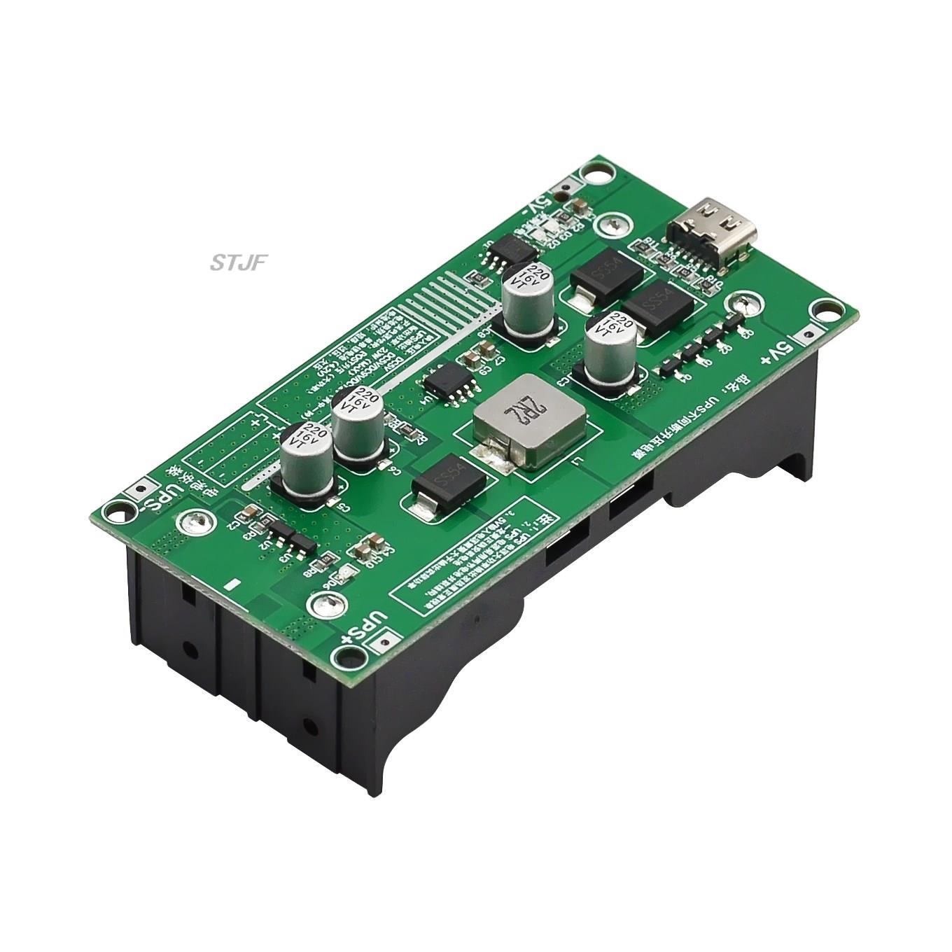 Typ-c 15w 3a 18650 Lithium-Batterie-Ladegerät-Modul DC-DC Schritt-hoch-Booster Schnell ladung UPS Netzteil/Konverter 5V 9V 12V