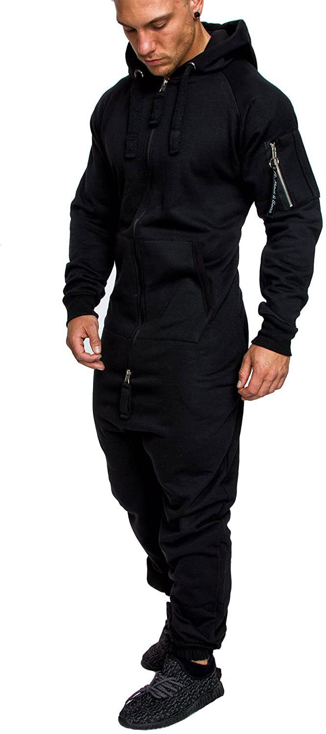 Syksy ja talvi tyyli miesten hupullinen fleece-haalari naamiointi käsivarsi vetoketju rento puku miehille setit