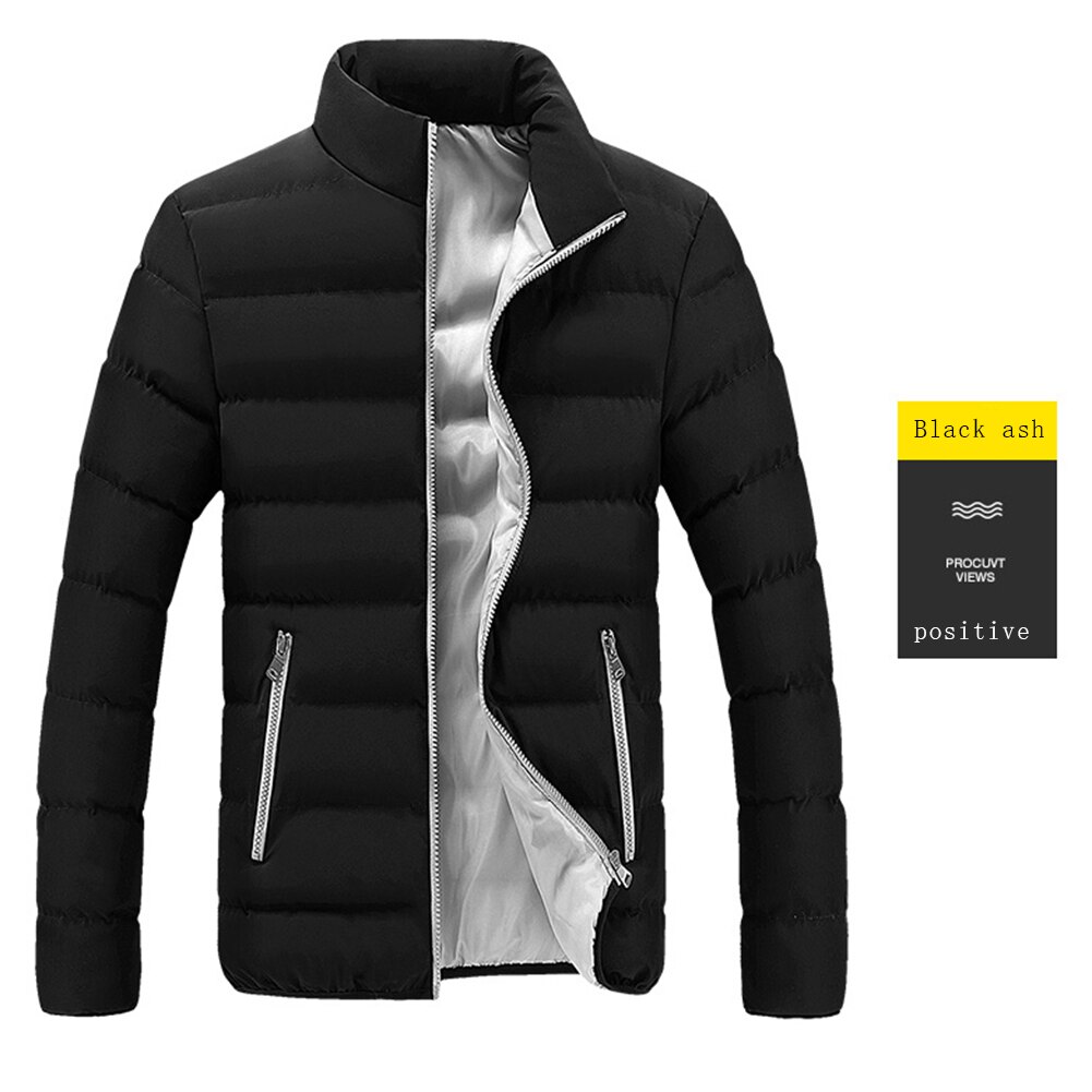 Autumn Winter Jackets Men Keep Warm Outwear Casual Slim Male Parkas Coats Windbreaker Quilted Jackets M-4XL Basic Outwear