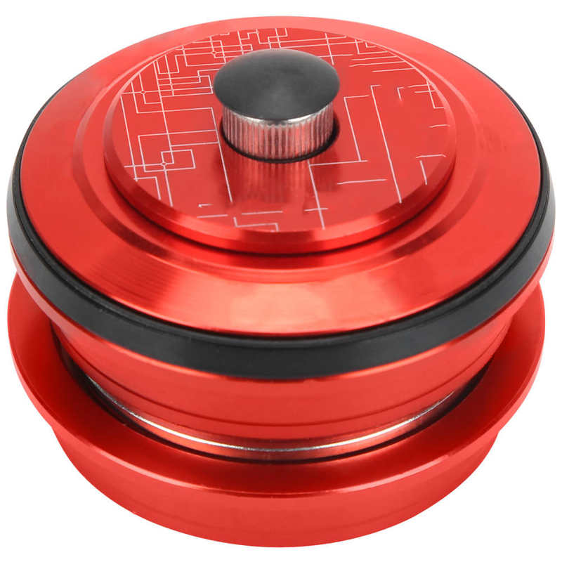 Bicycle Headset Mountain Bike Front Fork Headset 44mm Threadless Aluminum Alloy Headset Replacement Bicycle Parts: Red