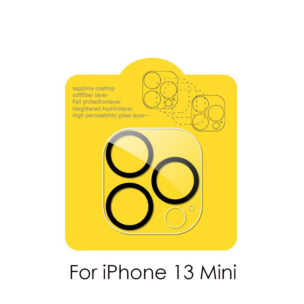 5Pcs Camera Lens Protector Voor Iphone 13 Pro Max 13 Mini Volledige Cover Camera Screen Protector Voor Iphone 13 13Pro Lens Glas: For iphone 13mini