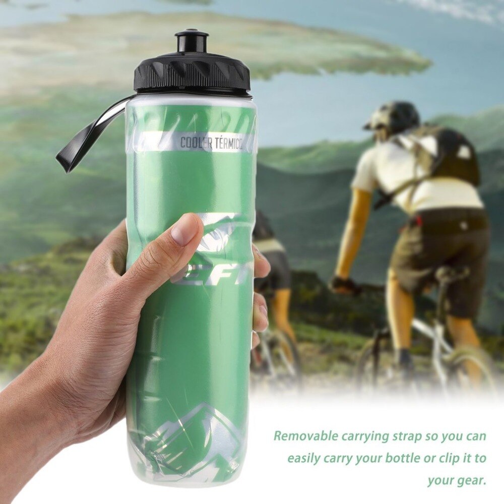 710ml 24oz bærbar udendørs isoleret vandflaske cykel cykel cykling sport vandkedel genanvendelig flaske