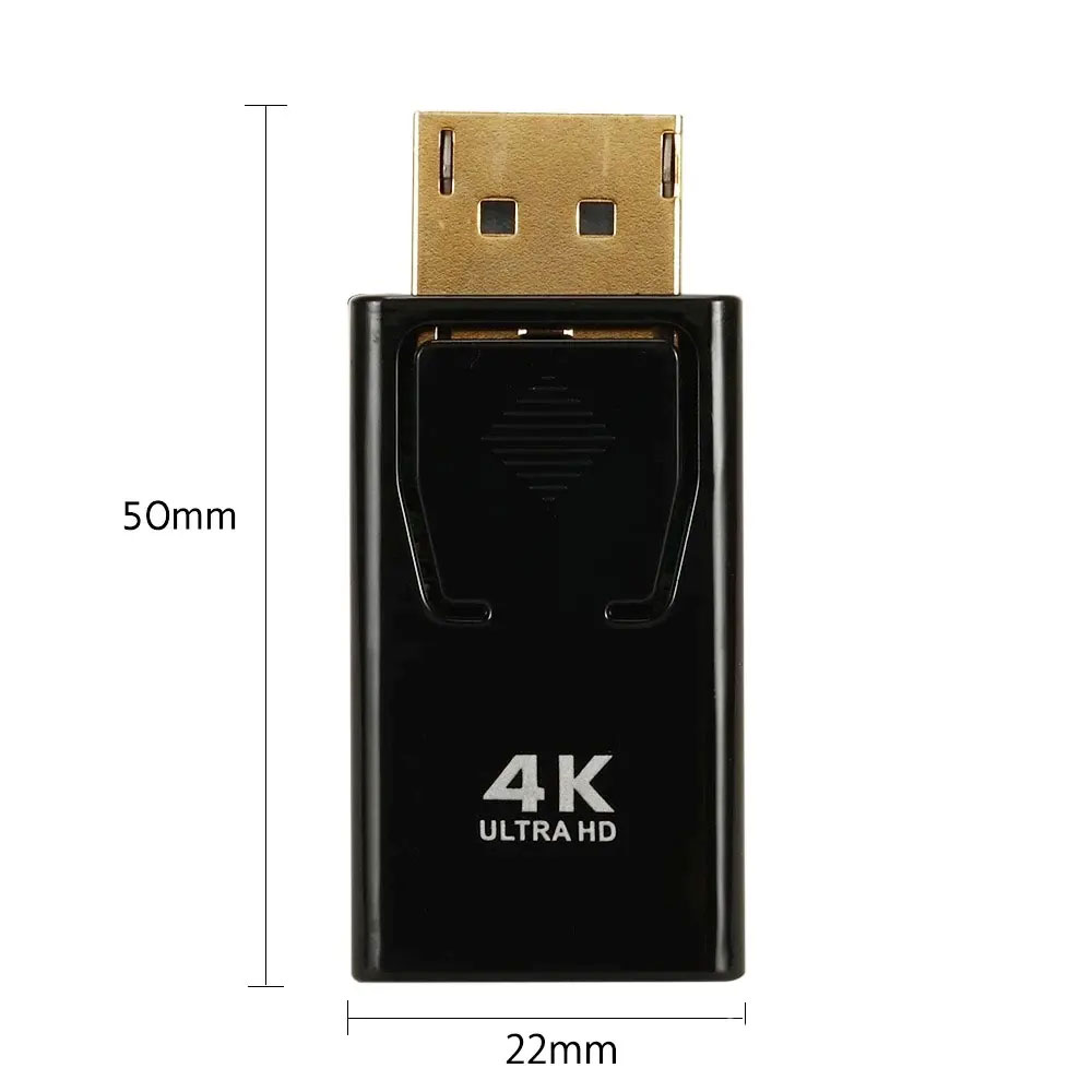 Konwerter 4K DP DisplayPort na HDMI Konwerter wyświetlacz Port DP na HDMI adapter HDTV wideo audio PC laptop