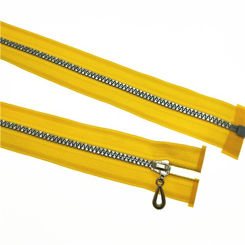 U PICK 8 pièces résine brillante multicolore Double extrémités fermetures à glissière fermeture éclair en résine Meete extrémité ouverte 60 cm pour bricolage sac à dos canapé Garm: 1