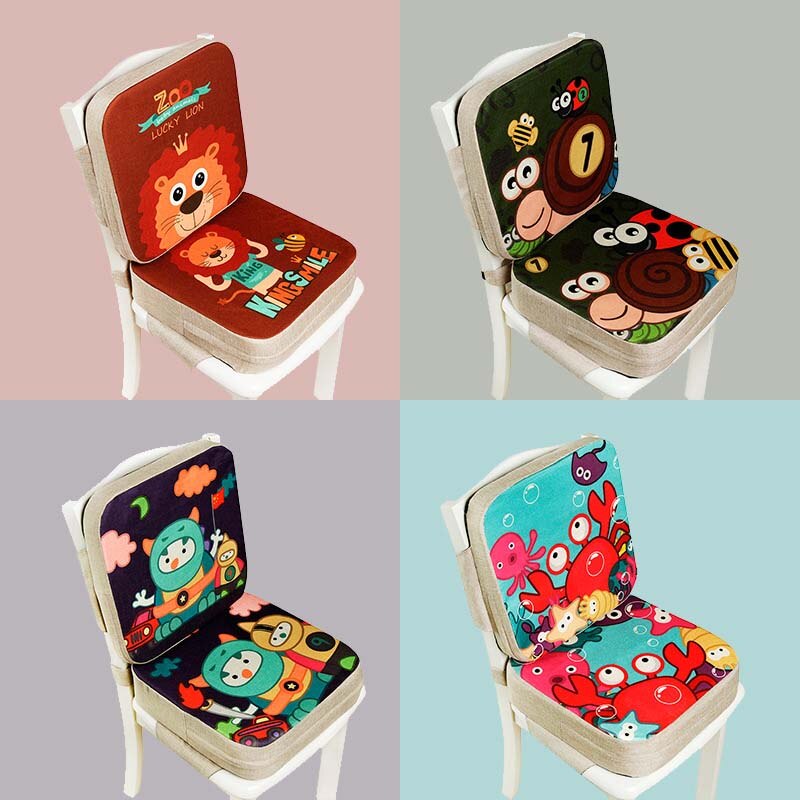 Bébé à manger chaise Booster coussin dessin animé enfants chaise haute coussin de siège chaise rehaussement coussin enfant chaise siège landau coussin de chaise
