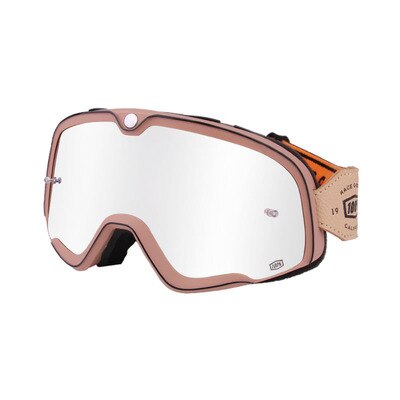 Stijl Lederen Bril Vintage Motorfiets 100% Bril Vintage Motorcycle Goggles Retro Jet Helm Bril: 100 07