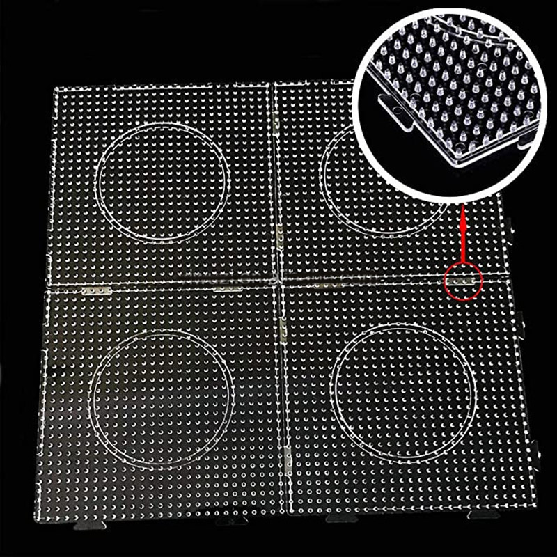2.6mm/5mm Perler Perline Quadrato Pegboard 3D Puzzle Juguetes Per Hama Bead Giocattoli Educativi per I Bambini Puzzle Brinquedos