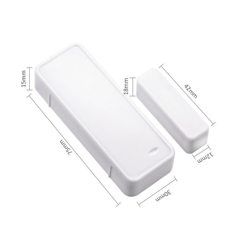 1/3/6pcs Wireless 433MHz Magnetic Door Sensor Door Window Two-way Open / Close Detector for Home Security Alarm Systems