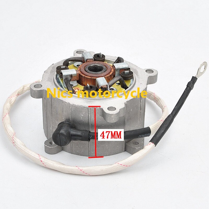 12V electric start Start Motor Starter 49cc 2 Stroke Electric Start Engine Mini Dirt Bike