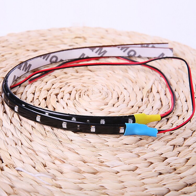 30Cm Led Strip Brake Knipperlichten Waterdichte Flexibele Universele Auto Led-dagrijverlichting Flow Loopt Koplamp