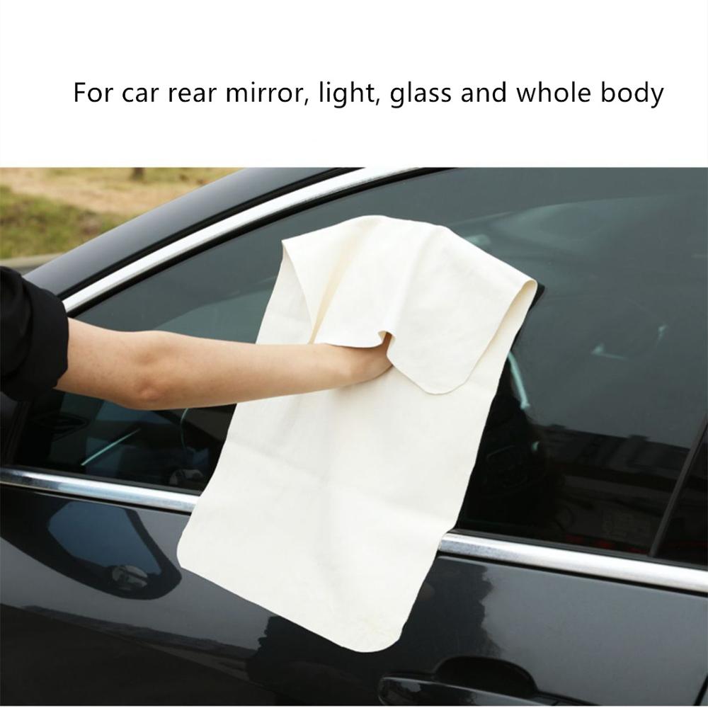 Super Absorberende Auto Wassen Handdoeken Natuurlijke Zeem Auto Drogen Cleaning Polijsten Doek Auto Care Cleaner Auto Wassen Handdoek