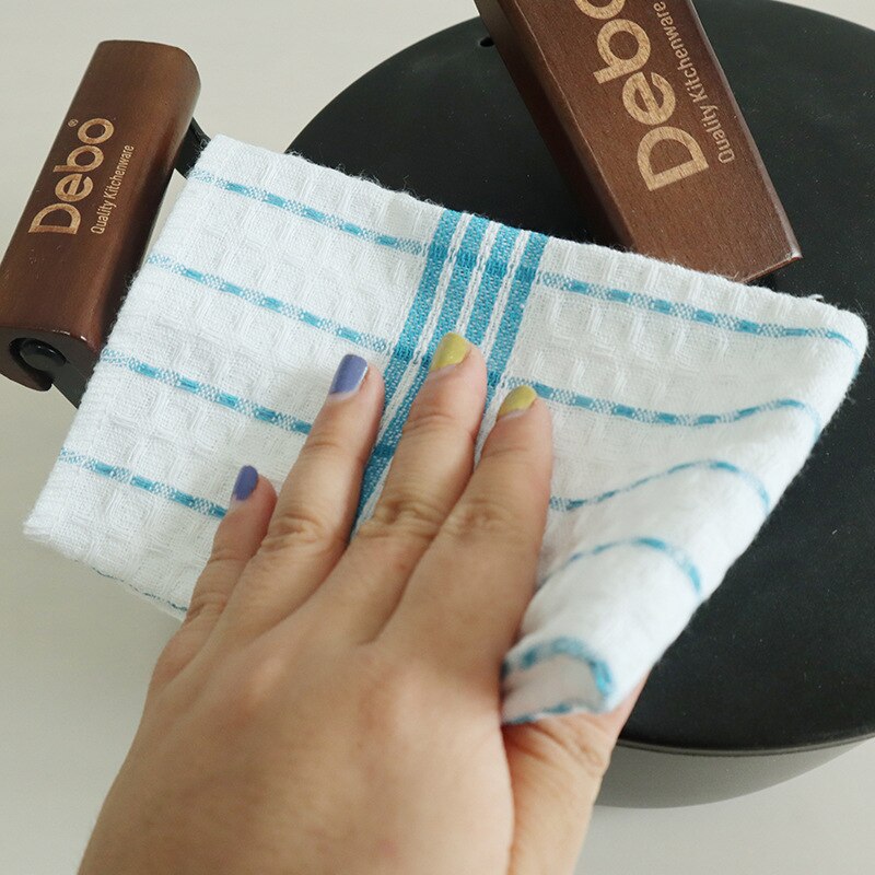 10pcs/pack Small Kithen Towels Cotton Home Cleaning Cloth Super Absorbent 30x30cm 11.8"x11.8"