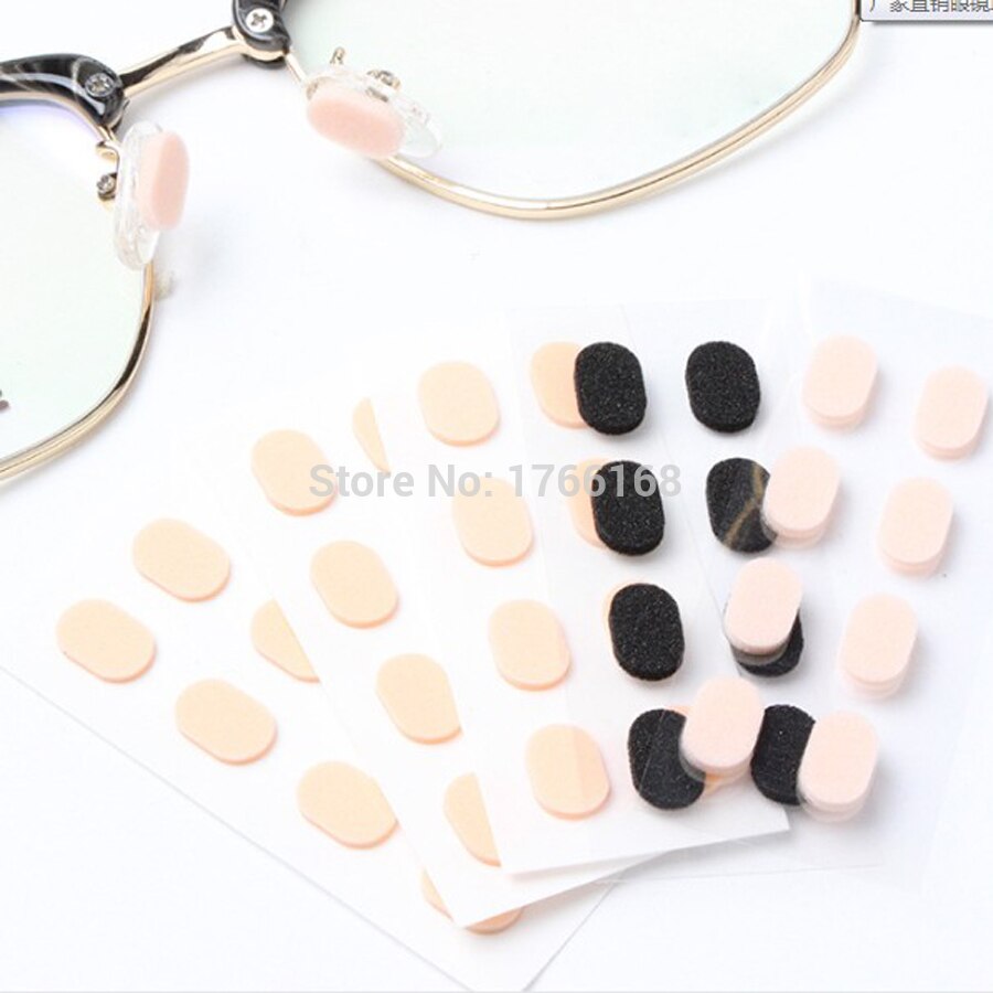 80pcs Spons Neus pad sticker voor brillen galssses brillen spons Anti slip neus pad sticker accessoires