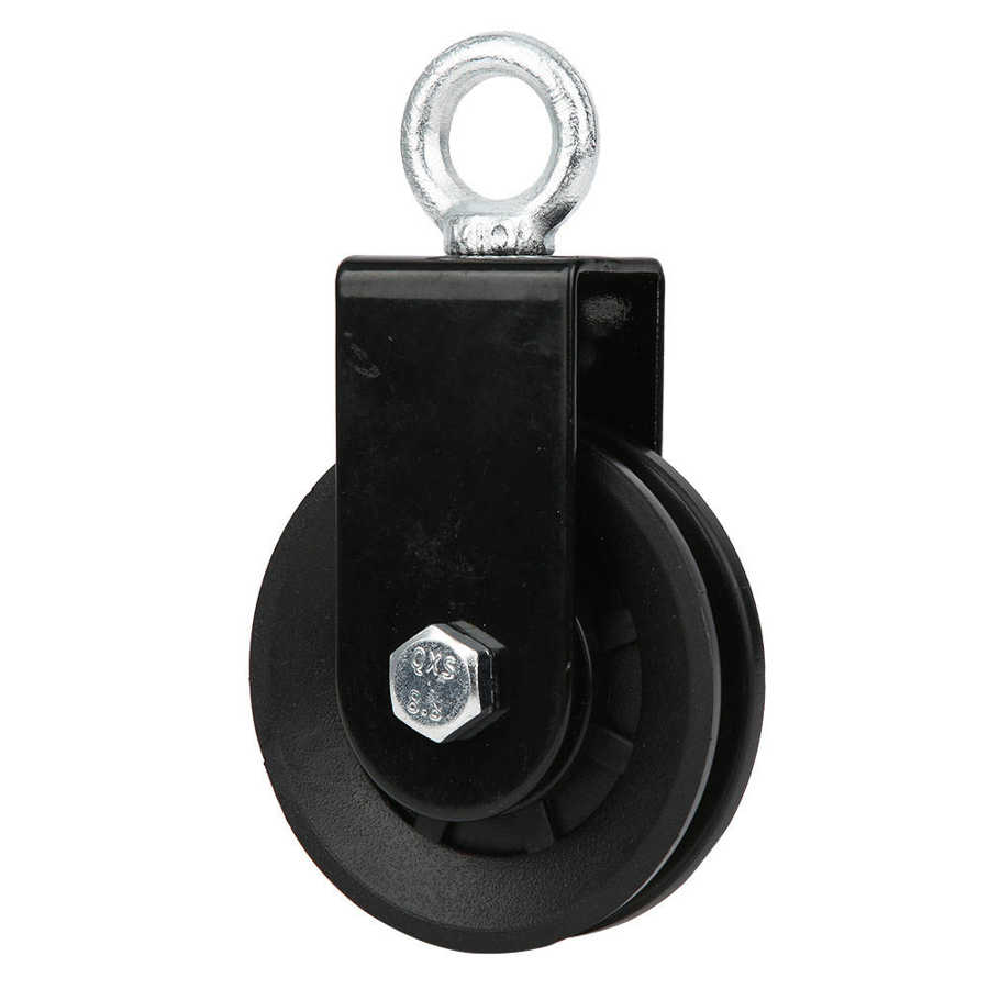 Gym Support Pulley Stainless Steel Bearing Lifting Pulley Bracket Pulley Mute Hanging Wheel Single Wheel Swivel Lifting Pulley