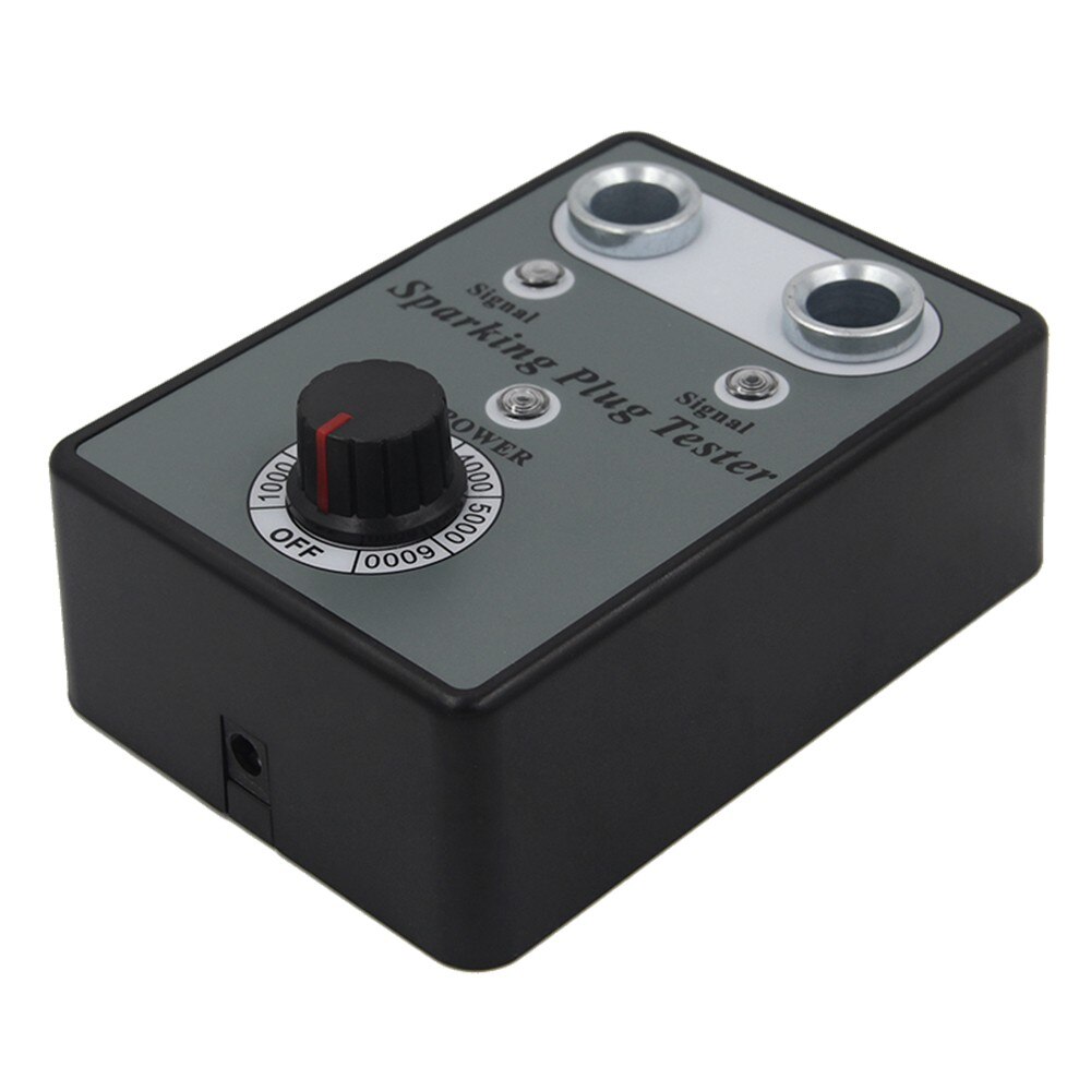 Adjustable Double-hole Spark Plug Tester Spark Plug Test Bench High Voltage Ignition Test Diagnostic Circuit Tester