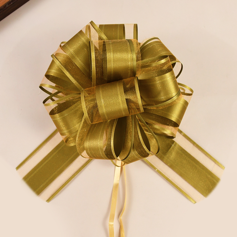 2/4/10Stck Hochzeit Auto Bogen Bänder Weihnachten Geschenkpapier Verpackung Dekoration DIY Handwerk Blumen Geburtstag Party liefert Valentinstag: M / Minze Grün