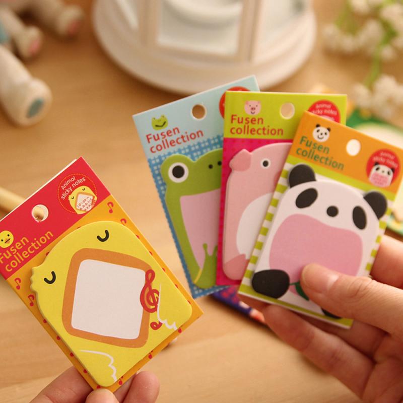 Sticky Notes Cute Post-it Sticker N Times Label Sticker Bookmark Memorandum Note for Children Students School Supplies