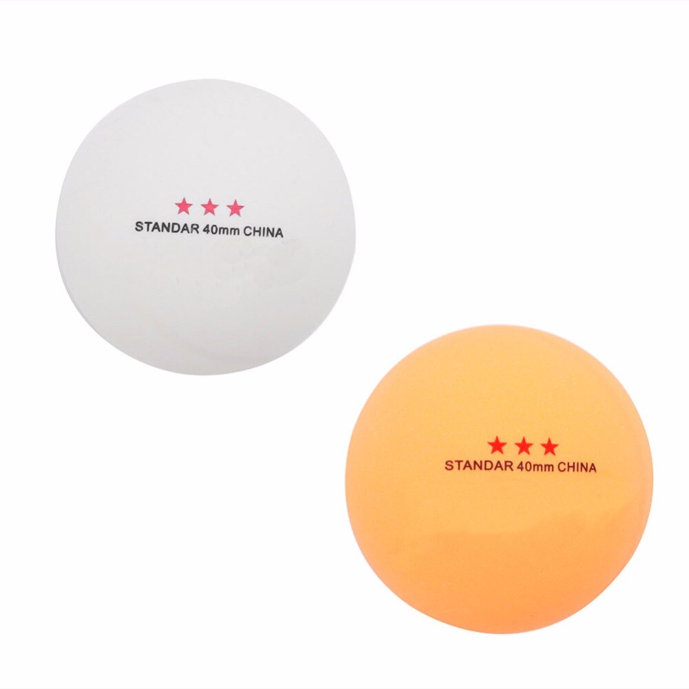 OOTDTY Ping Pong Balls 50Pcs 3 Star Standard 40mm Olympic Table Tennis Orange Ping Pong Balls Games