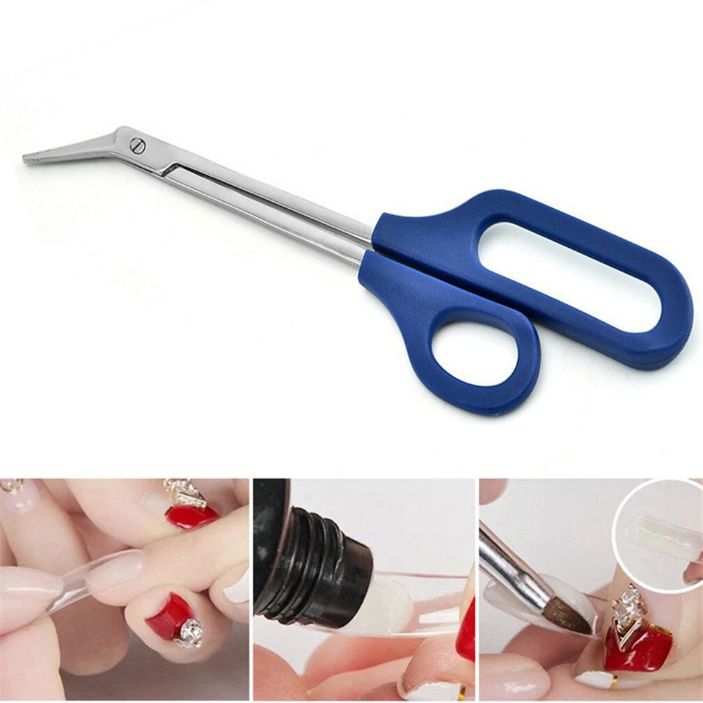 Long Handled Toenail Scissors Easy Grip Clipper For Elderly Thick Nail Cuticle Trimmer Manicure Pedicure Tool