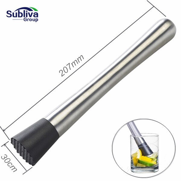 Rvs Cocktail Muddler En Menglepel Maken Flavour Ba... Grandado