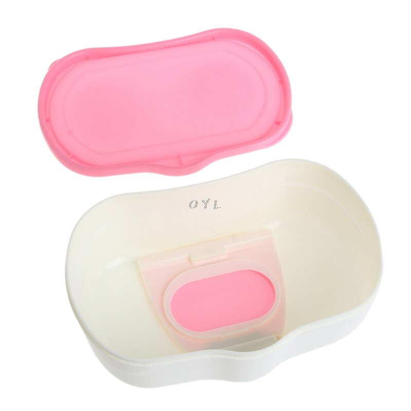 Dry Wet Tissue Paper Case Baby Wipes Napkin Storage Box Plastic Holder Container0