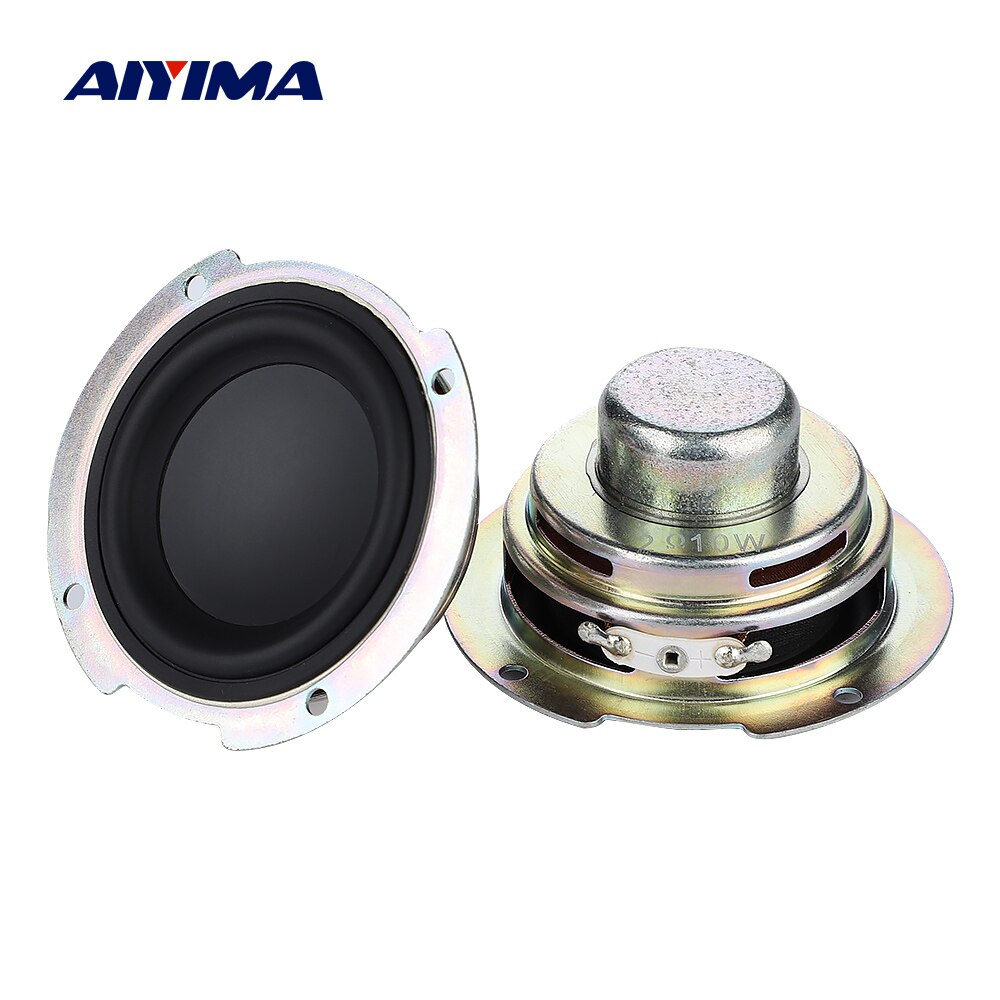 AIYIMA 2 Inch Full Range Audio Portable Speaker 2 Ohm 10W HiFi Midrange Neodymium Loudspeaker Home Theater Sound System DIY 2PCS