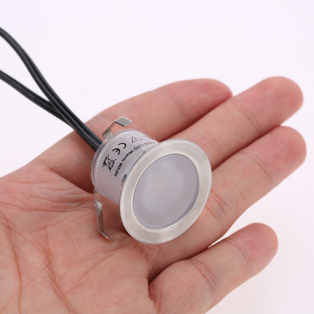 16 PCS 0.6 W Hoge Heldere Verzonken LED Dek Licht Waterdicht In Ground Outdoor Landschap LED Verlichting voor Trap Patio tuin Vloer