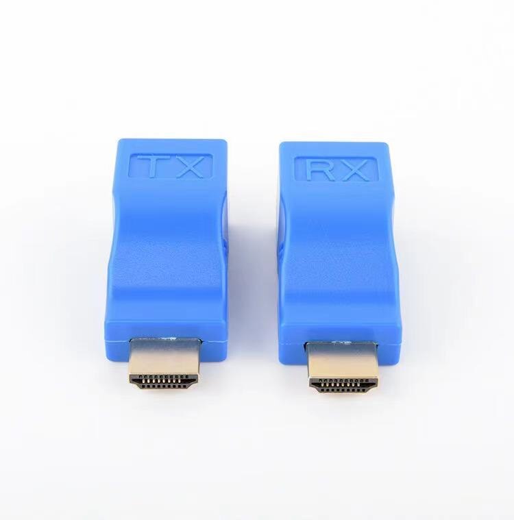 30m RX TX HDMI Extender HDMI Transmitter Over Cat5e CAT6 RJ45 Ethernet Cable