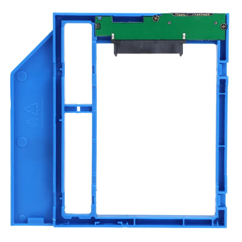 Laptop sata 3 2nd hdd caddy universal 9mm cd dvd optisk bay hårddisk adapter  to 2.5 tum sata ssd hdd väska fäste hållare