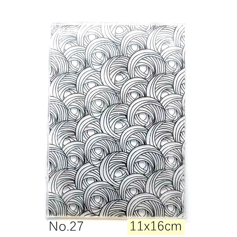 SNASAN libellule polymère argile Texture feuilles de timbres motif d'été bricolage individuelle gaufrage Art argile poterie outils approvisionnement: color