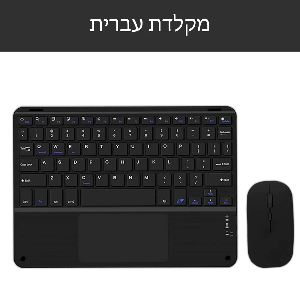 Bluetooth Wireless Keyboard General Android IOS Windows Keyboard and Mouse Extra Long Standby IPad 11th 10 Inch Tablet Keyboard: Transparent