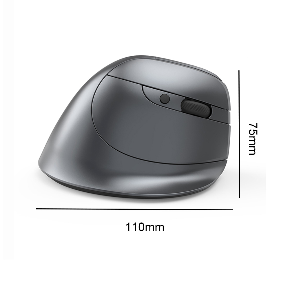 F-26C Optical Gamer Mouse Ergonomic 3200DPI Vertical Gaming Mouse 8 Buttons 2.4G Rechargeable for PC Laptop for Office Home