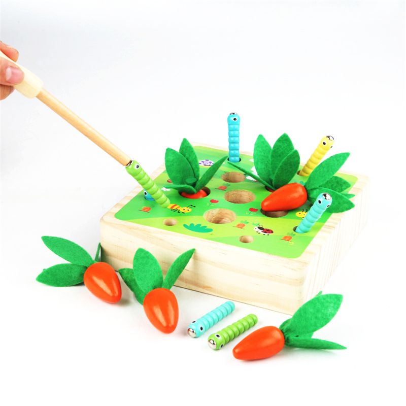 Catching Worms and Grow Radish Game Toddl... Grandado